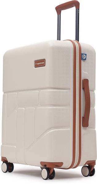 Uppercase Rock Medium 65 cm Check-in Hardsided Trolley Bag, TSA Lock & Anti-Theft Zippers Check-in Suitcase 8 Wheels - 25 inch