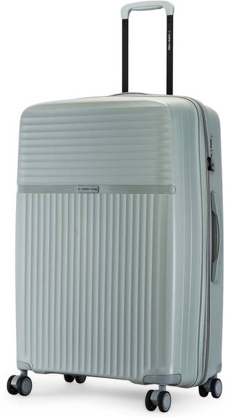 NASHER MILES Krabi Expander Hardside Polypropylene Check-in Grey 75cm Trolley Bag Expandable Check-in Suitcase 8 Wheels - 28 inch