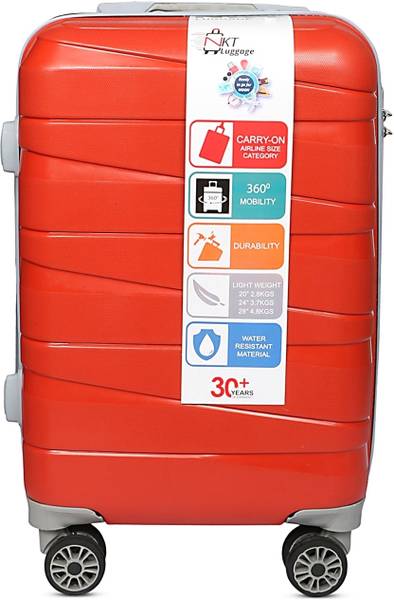 Nkt jmb999 24 red Check-in Suitcase 8 Wheels - 24 inch