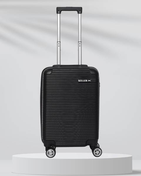 KILLER Hard Sided ABS and PC 8 Wheel Spinners, Expandable Bag Expandable Cabin Suitcase 8 Wheels - 22 inch