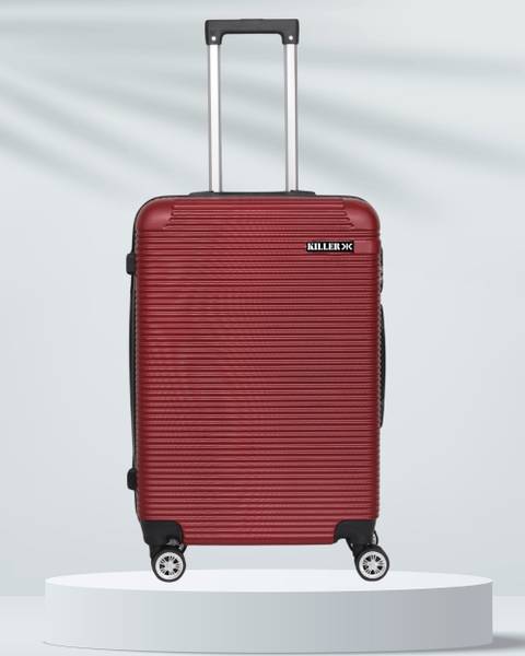 KILLER Hard Sided ABS and PC 8 Wheel Spinners, Expandable Bag Expandable Check-in Suitcase 8 Wheels - 26 inch