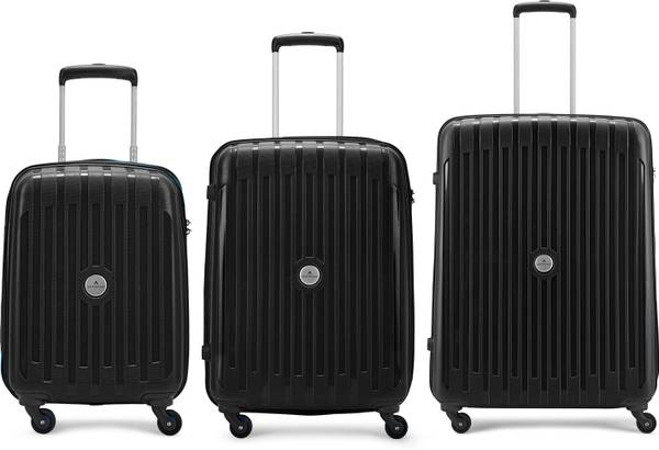 ARISTOCRAT Armstrong 3P Set (Cabin+Medium+Large) - Trolley Bag Cabin & Check-in Set 4 Wheels - 31 Inch