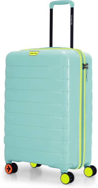 NASHER MILES Salzburg Hard-Sided Polypropylene Cabin Luggage 20inch Trolley Bag for Travel Cabin Suitcase 8 Wheels - 20 inch