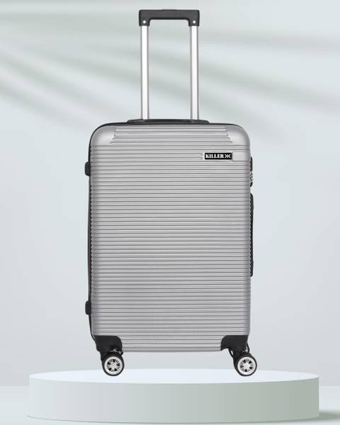 KILLER Hard Sided ABS and PC 8 Wheel Spinners, Expandable Bag Expandable Check-in Suitcase 8 Wheels - 26 inch