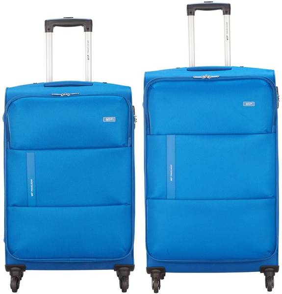 VIP Widget Str 4W 69+79 (E) Blue Check-in Suitcase 4 Wheels - 31 Inch
