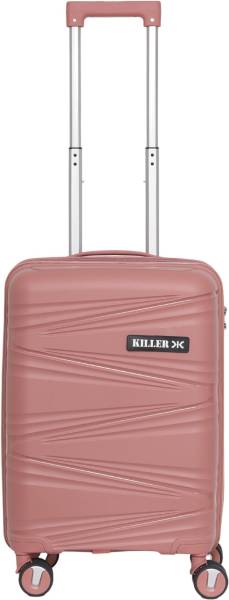 KILLER Hard Sided 4 Wheel Spinners, Expandable Travel & Luggage Bags Trolley Expandable Check-in Suitcase 4 Wheels - 20 inch