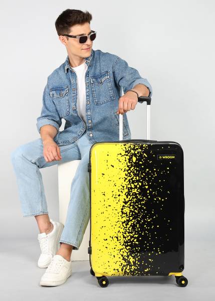 WROGN Fusion Printed Check-in Suitcase 8 Wheels - 30 30 INCH