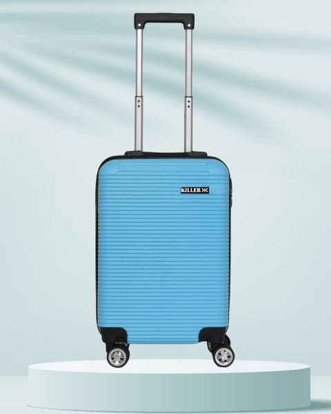 KILLER Hard Sided ABS and PC 8 Wheel Spinners, Expandable Bag Expandable Cabin Suitcase 8 Wheels - 22 inch