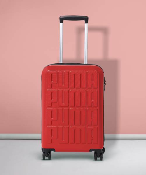 PUMA Stylised Trolley Bag -Small Cabin Suitcase 8 Wheels - 21 inch