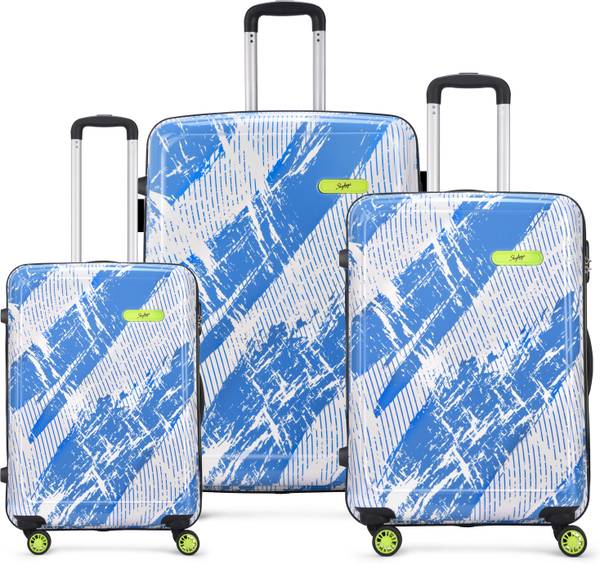 SKYBAGS Stroke Neo 3P Set Cabin Medium Large Trolley Bag 5 Years Warranty Suitcase Cabin Check in Set 8 Wheels 30 Inch Price History