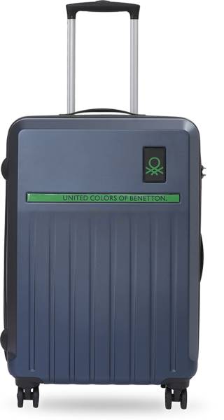 United Colors of Benetton Cobalt Check-in Suitcase 8 Wheels - 26 inch