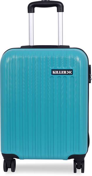 KILLER Classic Light-Weight & Durable Polycarbonate Green Hard Luggage Cabin & Check-in Set 8 Wheels - 20 inch