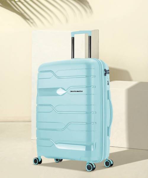 Large Check-in Suitcase (75 cm) - Paris Hard-sided Polypropylene Check-In Luggage Pastel Green 28 inch |75cm Trolley bag - Green