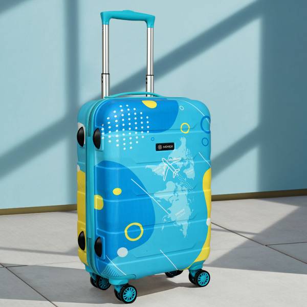 NOVEX Aqua Check-in Size Unbreakable Polycarbonate Hard Trolley Luggage with 4 Wheel Check-in Suitcase 4 Wheels - 28 inch