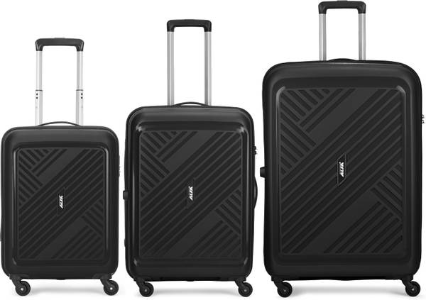 ALFA Rhino 3P Set (Cabin+ Medium+Large) - Trolley Bag Cabin & Check-in Set 4 Wheels - 30 Inch