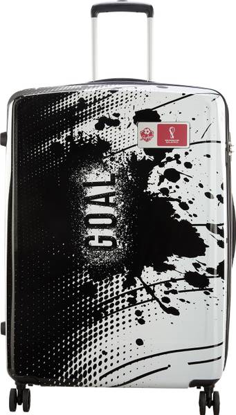 SKYBAGS Goal Fifa Strolly 79 360(Sb) Blk/Wht Check-in Suitcase - 31 Inch
