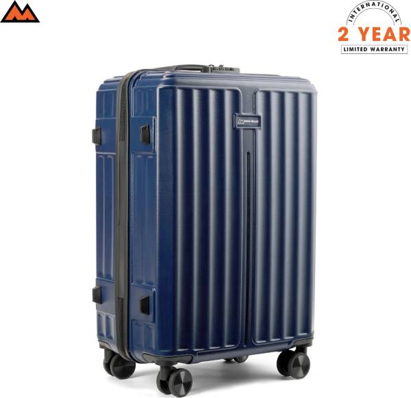 MOVE-MEANT Number Lock Poly Carbonate 360 Degree Wheels Trolly Bag For Men & Women Cabin Suitcase 8 Wheels - 24 inch