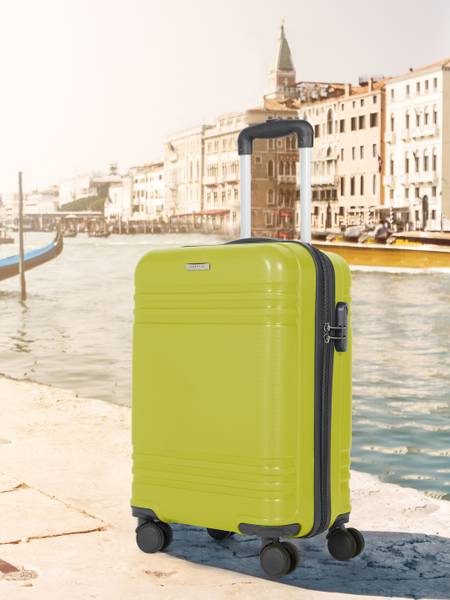 Teakwood Leathers LA Cabin Suitcase 8 Wheels - 20 INCH