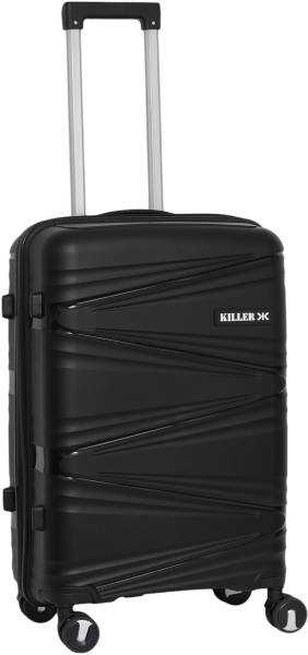 KILLER Hard Sided 4 Wheel Spinners, Expandable Travel & Luggage Bags Trolley Expandable Check-in Suitcase 4 Wheels - 24 inch