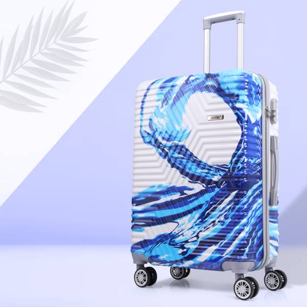 Kandel London Hard Sided ABS and PC 4 Wheel Spinners, Unbreakable Bag with Combi Lock Check-in Suitcase 8 Wheels - 26 inch