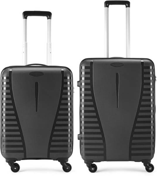 VIP Aristocrat Sonet 2 Pc Set CGY Check-in Suitcase 4 Wheels - 26 inch