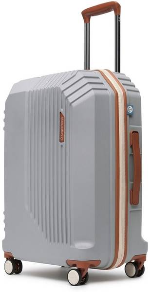 Uppercase Vector Sustainable Trolley Bag, 8 Wheel Luggage, TSA Lock & Anti-Theft Zippers Check-in Suitcase 8 Wheels - 25 inch