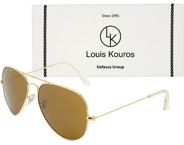 LOUIS KOUROS Aviator Sunglasses