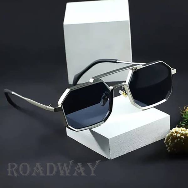 ROADWAY Retro Square Sunglasses
