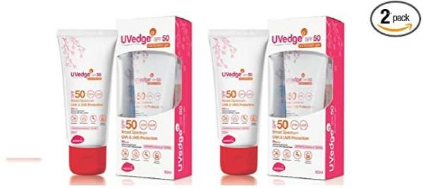 Aurelderma Sunscreen - SPF 50 PA+++ UVEDGE SPF 50 SUNSCREEN GEL 50ML (PACK OF 2)