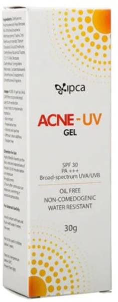 Acne Sunscreen - SPF 30+ PA+++ -UV 30 UVA+UVB Water Resistant Gel