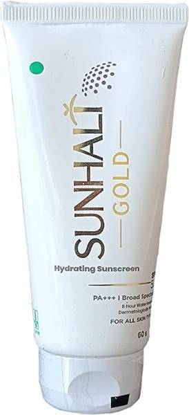 SUNHALT Sunscreen - SPF 50 PA+++ Gold Sunscreen Spf50
