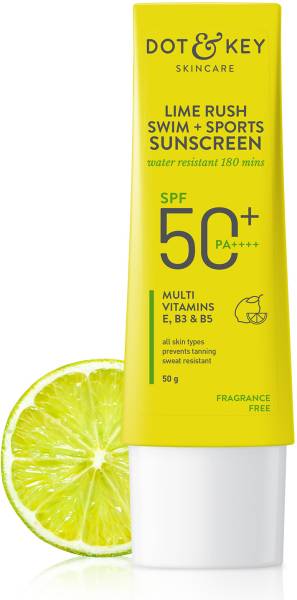 Dot & Key Sunscreen - SPF PA++++ PA++++ Lime Rush Swim+Sports Sunscreen SPF 50+
