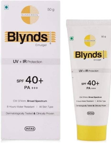 Blynds Sunscreen - SPF 40+ PA+++ Emugel 40+& PA+++ Sunscreen Gel