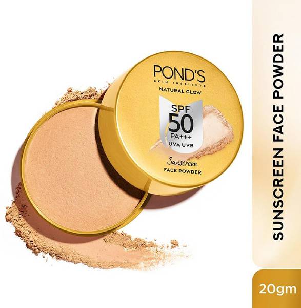 POND's Sunscreen - SPF 50 PA+++ SPF 50 UV AB PA+++,Sunscreen Face Powder,for Sun Protection,for Oily Skin 20g