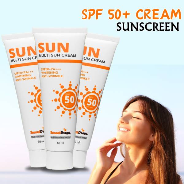 smartdrops Sunscreen - SPF 50 For Block the Sun Duo | Whitening Anti-Wrinkle