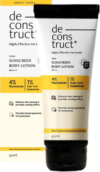 deconstruct Sunscreen - SPF 50 PA++++ Detan_Sunscreen _BodyLotion_SPF50