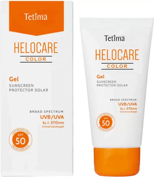 TETIMA Sunscreen - SPF 50+ PA+++ Sunscreen - SPF 50 Helocare Advanced Gel Sunscreen for Women & Men