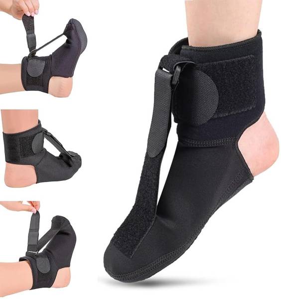 HANNEA Ankle-foot Orthosis, Foot Drop Splint Adjustable Ankle-foot Orthosis Wearable Foot Support