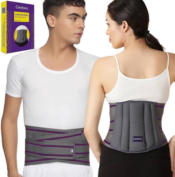 Careforce - The Force Behind Your Health Lumbar Support Belt Lumbo Sacral Belt Ls Belt Men Women Lumber Spine Belt Sacro Back / Lumbar Support
