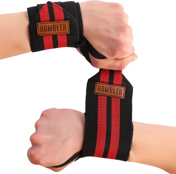 Hambler Wrist Support Band Wraps with Thumb Loop for Gym,Weight Lifting Wrist Support Hand Support
