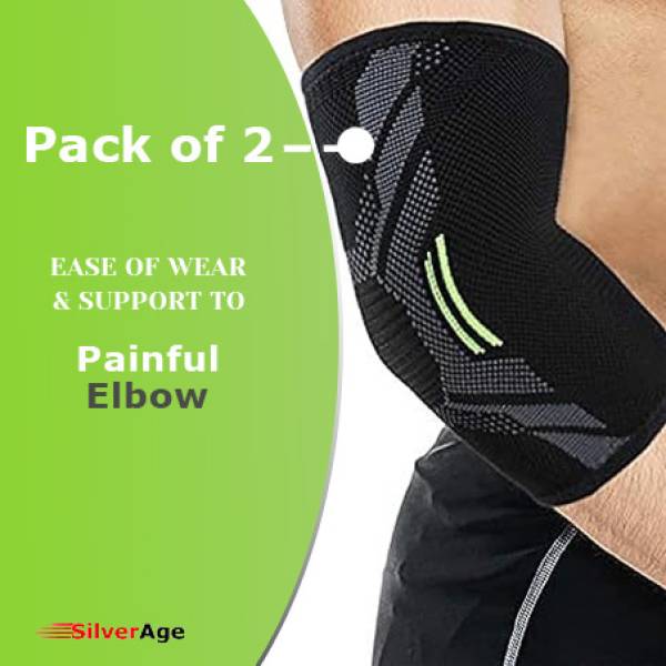 Silverage ELBOW SUPPORT PACK OF 2 Elbow Support