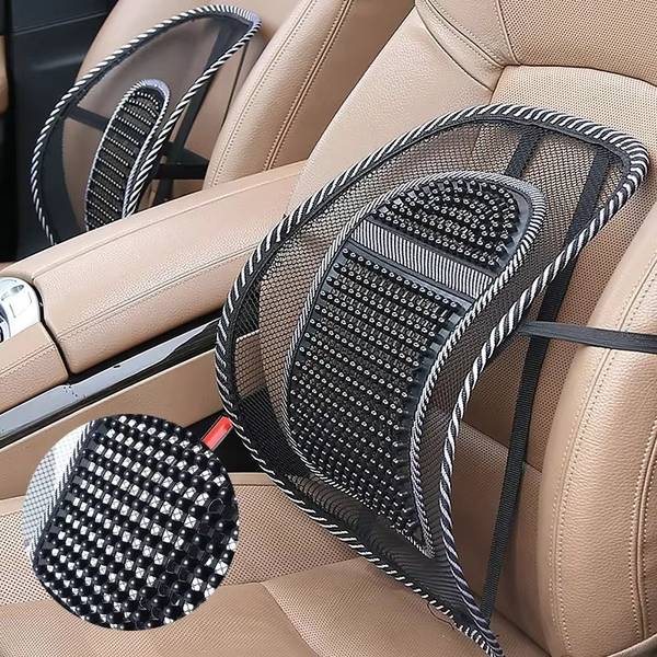 Cameron Adjustable Acupressure Back Support Lumbar Rest Cushion Office Chair & Car Seat Back / Lumbar Support