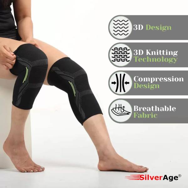 Silverage Pack of 2 Knee Support_ Knee Support