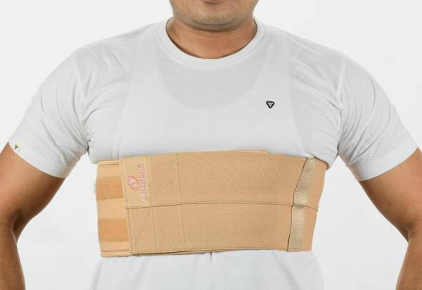 PRO Healthcare Rib Belt Chest Wrap Injury Binder Compression & Support for  Men & Women (Skin) Back / Lumbar Support - Price History