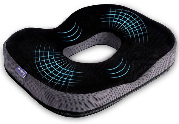 Careforce - The Force Behind Your Health Donut Pillow for Tailbone Pain Car Seat Cushion Coccyx Cushion Round Ring Pillow Back / Lumbar Support