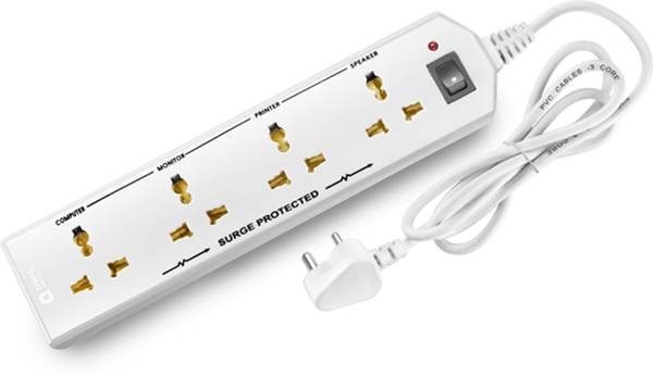 Orient Electric 4 Way Extension Board - HT 2 Mtr. 4 Socket Extension Boards