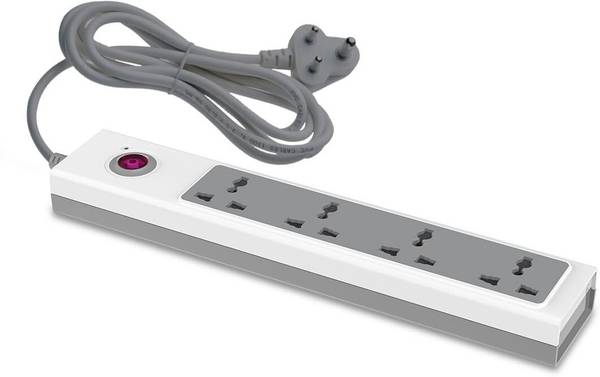 Goldmedal Spice Mini 4x1 Spike Guard Max Load: 10A, Sockets: 4 International Sockets 4 Socket Extension Boards