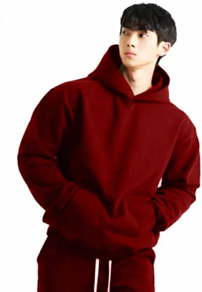 deslizar Full Sleeve Solid Men Sweatshirt