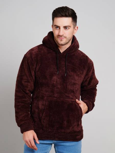 Roadster Full Sleeve Solid Men Sweatshirt