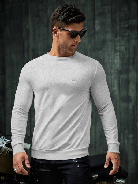 Full sleeve outlet solid men's sweatshirt